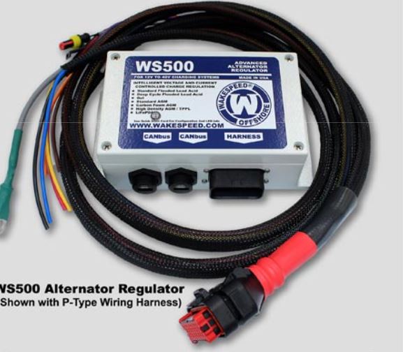 Increased Charging Power: WakeSpeed WS-500 Alternator Regulator marine electric systems